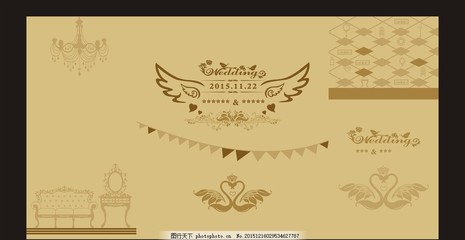 香檳與金的華章 舞臺藝術造型下的主題婚禮布置